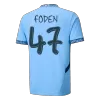 Men's Manchester City FODEN #47 Home Soccer Short Sleeves Jersey 2024/25-UCL - worldjerseyshop