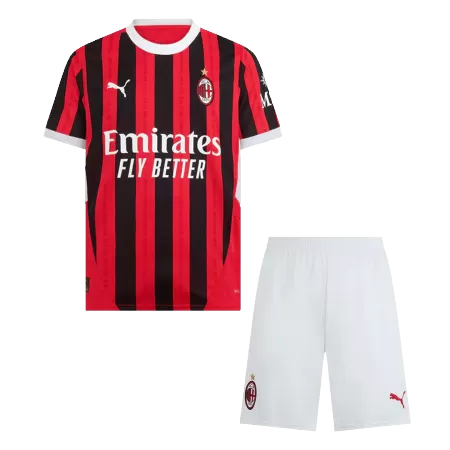Men's AC Milan Home Soccer Kit(Jersey+Shorts) 2024/25 - worldjerseyshop