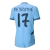 Men's Manchester City DE BRUYNE #17 Home Player Version Soccer Jersey 2024/25-UCL - worldjerseyshop