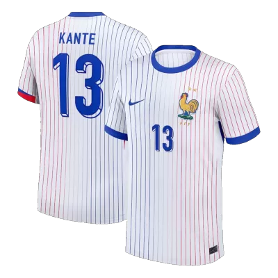 Men's France KANTE #13 Away Soccer Short Sleeves Jersey 2024 - worldjerseyshop