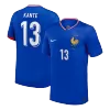 Men's France KANTE #13 Home Soccer Short Sleeves Jersey 2024 - worldjerseyshop