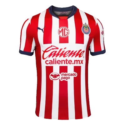 Men's Chivas Home Soccer Short Sleeves Jersey 2024/25 - worldjerseyshop