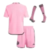 Kids's Inter Miami CF Home Soccer Whole Kits(Jerseys+Shorts+Socks) 2024 - worldjerseyshop