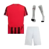 Men's AC Milan Home Soccer Whole Kits(Jerseys+Shorts+Socks) 2024/25 - worldjerseyshop