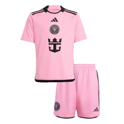 Kids Inter Miami CF Home Soccer Jersey Kits(Jersey+Shorts) 2024 - worldjerseyshop