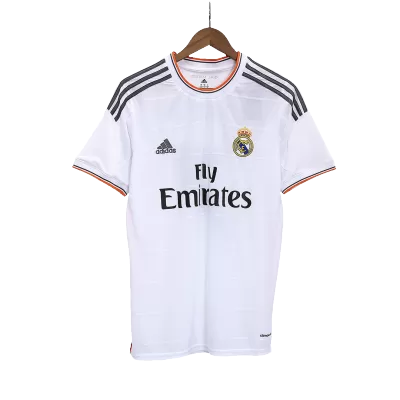 Men's Real Madrid Retro Home Soccer Jersey 2013/14 - worldjerseyshop