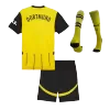 Kids Borussia Dortmund Whole Kits Home Soccer Kit (Jersey+Shorts+Sock） 2024/25 - worldjerseyshop