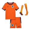 Kids Netherlands Whole Kits Home Soccer Kit (Jersey+Shorts+Sock） 2024 - worldjerseyshop