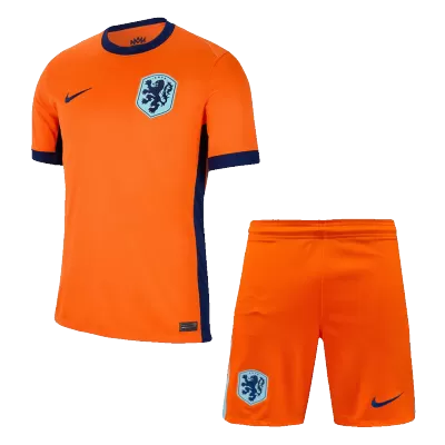 Men's Netherlands Home Soccer Kit(Jersey+Shorts) 2024 - worldjerseyshop