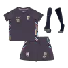 Kids England BELLINGHAM #10 Whole Kits Away Soccer Kit (Jersey+Shorts+Sock） 2024 - worldjerseyshop