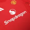 Men's Manchester United Home Player Version Soccer Kit(Jersey+Shorts) 2024/25 - worldjerseyshop