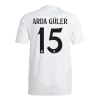 Men's Real Madrid ARDA GÜLER #15 Home Player Version Soccer Jersey 2024/25 - worldjerseyshop