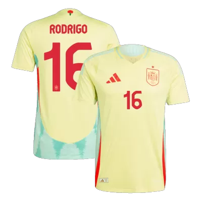 Men's Spain RODRIGO #16 Away Player Version Soccer Jersey 2024 - worldjerseyshop