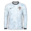 Men's Portugal Away Soccer Long Sleeves Jersey Player Version 2024 - worldjerseyshop