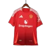 Men's Manchester United Home Player Version Soccer Kit(Jersey+Shorts) 2024/25 - worldjerseyshop