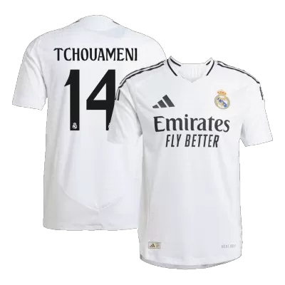 Men's Real Madrid TCHOUAMENI #14 Home Player Version Soccer Jersey 2024/25 - worldjerseyshop