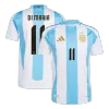 Men's Argentina DI MARIA #11 Home Player Version Soccer Jersey 2024 - worldjerseyshop