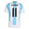 Men's Argentina DI MARIA #11 Home Player Version Soccer Jersey 2024 - worldjerseyshop