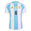 Men's Argentina DI MARIA #11 Home Player Version Soccer Jersey 2024 - worldjerseyshop