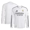 Men's Real Madrid Home Soccer Long Sleeves Jersey Player Version 2024/25 - worldjerseyshop