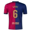 Men's Barcelona GAVI #6 Home Soccer Short Sleeves Jersey 2024/25 - worldjerseyshop