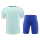Men's Spain Pre-Match Soccer Kit(Jersey+Shorts) 2024 - worldjerseyshop