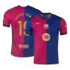 Men's Barcelona LAMINE YAMAL #19 Home Player Version Soccer Jersey 2024/25 Spotify Logo Without Text - worldjerseyshop