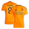 Men's Real Madrid MBAPPÉ #9 Away Soccer Short Sleeves Jersey 2024/25 - worldjerseyshop