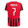 Men's AC Milan MORATA #7 Home Player Version Soccer Jersey 2024/25 - UCL - worldjerseyshop