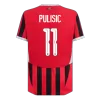 Men's AC Milan PULISIC #11 Home Player Version Soccer Jersey 2024/25 - UCL - worldjerseyshop