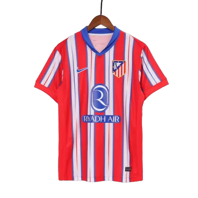 Men's Atletico Madrid Home Soccer Short Sleeves Jersey 2024/25 - worldjerseyshop