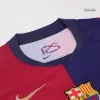 Men's Barcelona Home Soccer Whole Kits(Jerseys+Shorts+Socks) 2024/25 - worldjerseyshop