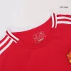 Men's Manchester United Home Soccer Long Sleeves Jersey 2024/25 - worldjerseyshop