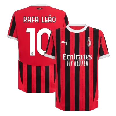 Men's AC Milan RAFA LEÃO #10 Home Player Version Soccer Jersey 2024/25 - worldjerseyshop