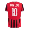 Men's AC Milan RAFA LEÃO #10 Home Player Version Soccer Jersey 2024/25 - UCL - worldjerseyshop