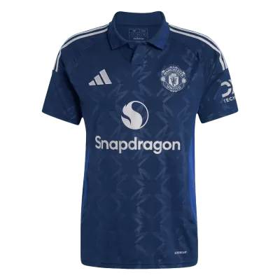 Men's Manchester United Away Soccer Short Sleeves Jersey 2024/25 - worldjerseyshop