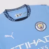 Men's Manchester City Home Soccer Short Sleeves Jersey 2024/25 - worldjerseyshop