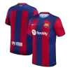 Men's Barcelona Home Soccer Short Sleeves Jersey 2023/24 - worldjerseyshop