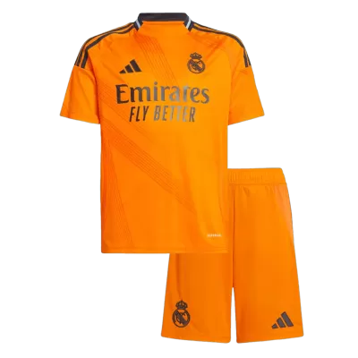 Kids Real Madrid Away Soccer Jersey Kits(Jersey+Shorts) 2024/25 - worldjerseyshop