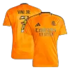 Men's Real Madrid VINI JR. #7 Away Soccer Short Sleeves Jersey 2024/25 - Bear Champ Font - worldjerseyshop