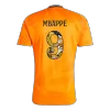 Men's Real Madrid MBAPPÉ #9 Away Soccer Short Sleeves Jersey 2024/25 - Bear Champ Font - worldjerseyshop