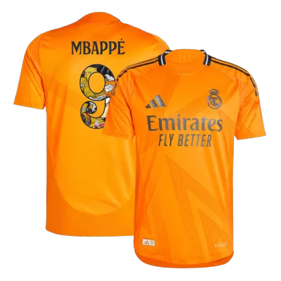 Men's Real Madrid MBAPPÉ #9 Away Player Version Soccer Jersey 2024/25 - Bear Champ Font - worldjerseyshop