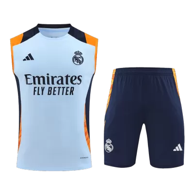 Men's Real Madrid Pre-Match Soccer Training Kit 2024/25 - worldjerseyshop