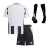 Kids Juventus Whole Kits Home Soccer Kit (Jersey+Shorts+Sock） 2024/25 - worldjerseyshop