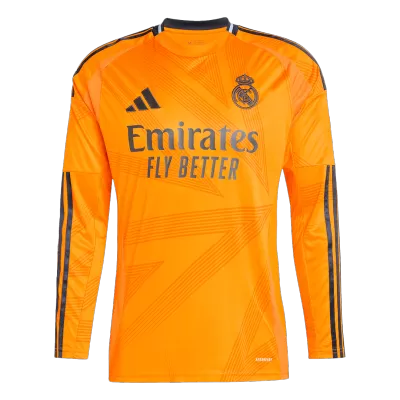 Men's Real Madrid Away Soccer Long Sleeves Jersey 2024/25 - worldjerseyshop