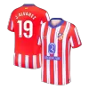 Men's Atletico Madrid J.ALVAREZ #19 Home Soccer Short Sleeves Jersey 2024/25 - worldjerseyshop