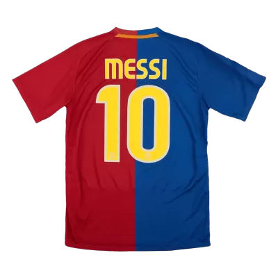 Men's Barcelona MESSI #10 Retro Home Soccer Jersey 2008/09 - UCL - worldjerseyshop