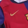 Kids Barcelona Home Soccer Jersey Kits(Jersey+Shorts) 2024/25 Spotify Logo Without Text - worldjerseyshop