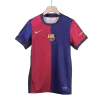 Men's Barcelona Home Soccer Short Sleeves Jersey 2024/25 - Spotify Logo Without Text - worldjerseyshop