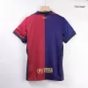 Men's Barcelona Home Soccer Short Sleeves Jersey 2024/25 - Spotify Logo Without Text - worldjerseyshop